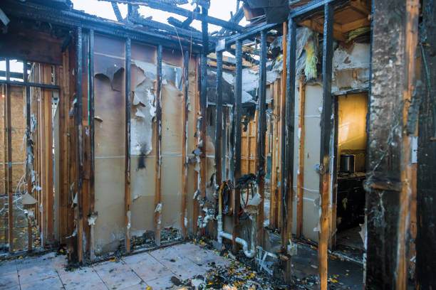 Professional Fire Damage Removal technician working in Norco, LA